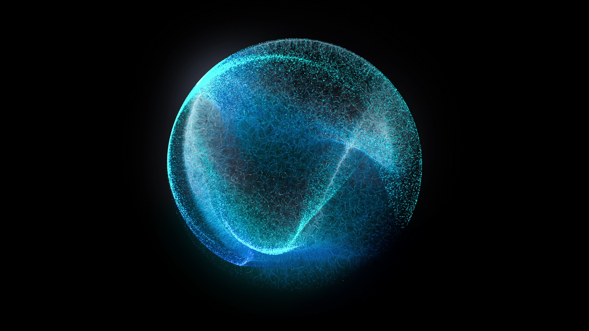 Arrowsphere Orb (1) Arrowsphere Abstract Particle Globe