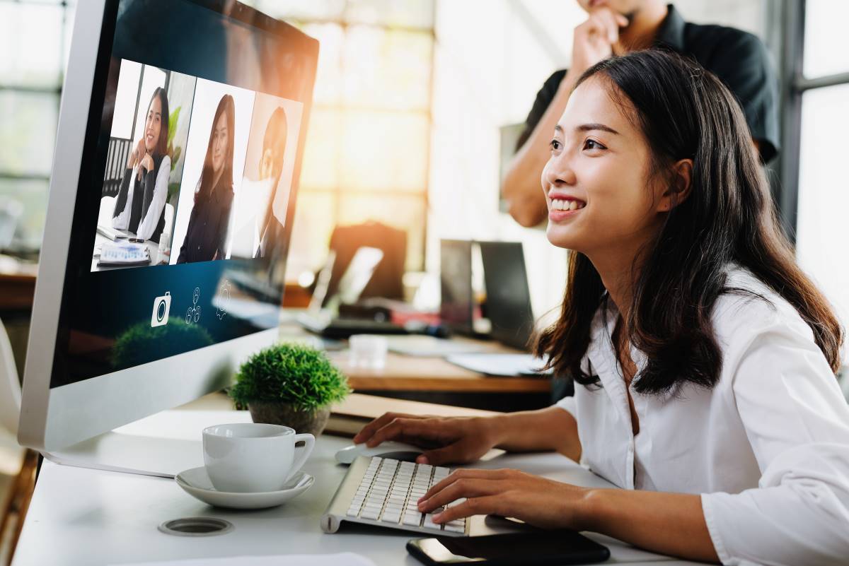video conference concept