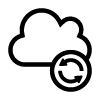 Cloud subscription icon